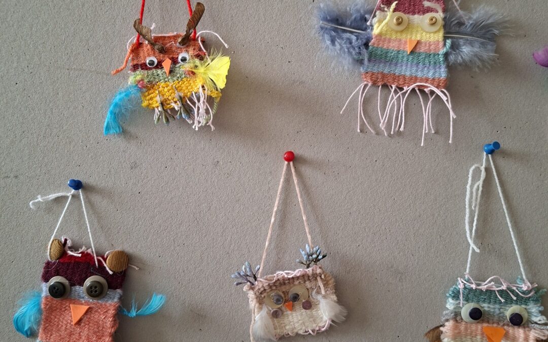 Bewonder onze geweven uiltjes!