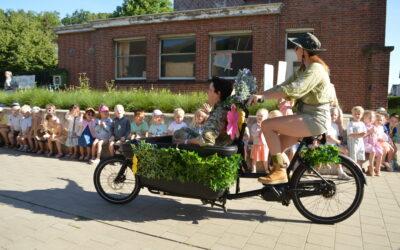 feest voor juf Greta die op pensioen gaat