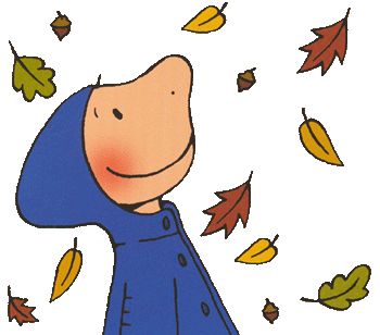 Blaadjes geel en oranje