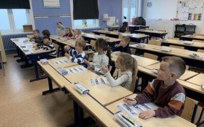 Bezoek aan het 1ste leerjaar!