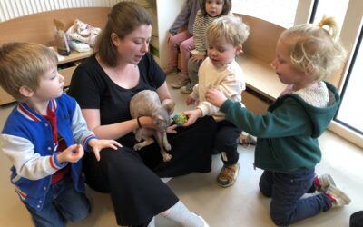Gigi kwam op bezoek tijdens de jeugdboekenmaand.