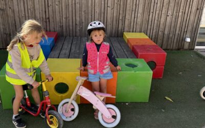 STRAPDAG! 2de kleuters fietsen erop los!