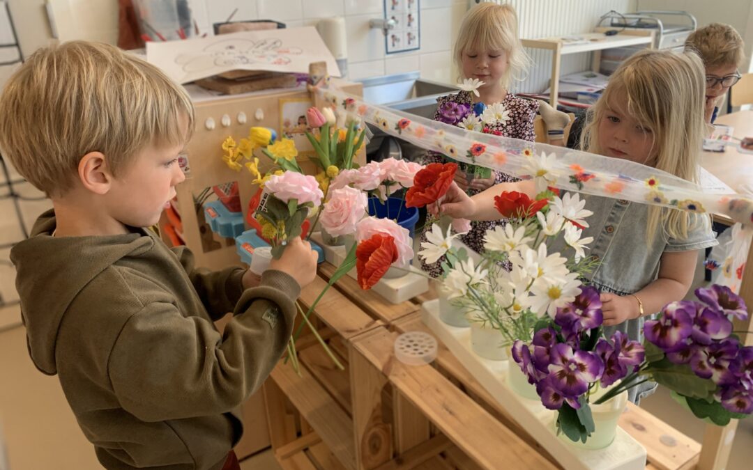 Bloemen voor mama!